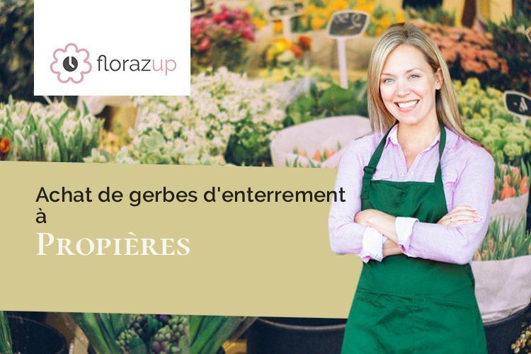 coupes de fleurs pour une crémation à Propières (Rhône/69790)