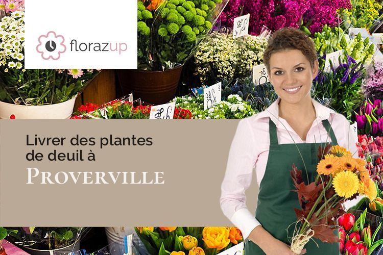 couronnes de fleurs pour des obsèques à Proverville (Aube/10200)