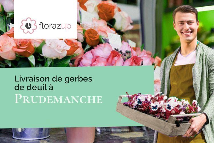 coeurs de fleurs pour des funérailles à Prudemanche (Eure-et-Loir/28270)