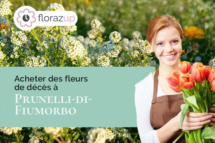 compositions florales pour un deuil à Prunelli-di-Fiumorbo (Corse/20243)