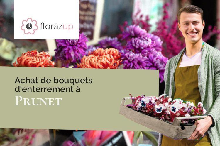 créations de fleurs pour des obsèques à Prunet (Ardèche/07110)