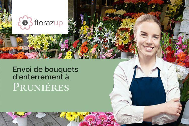 coupes de fleurs pour des obsèques à Prunières (Isère/38350)