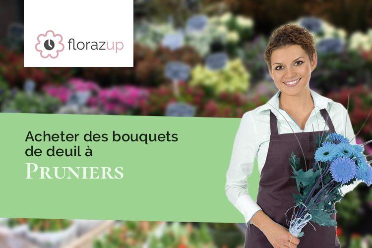 bouquets de fleurs pour un enterrement à Pruniers (Indre/36120)
