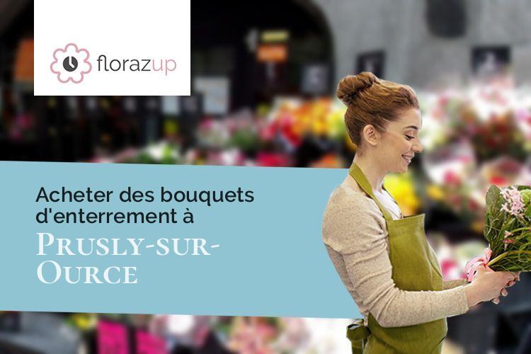 coeurs de fleurs pour des obsèques à Prusly-sur-Ource (Côte-d'Or/21400)