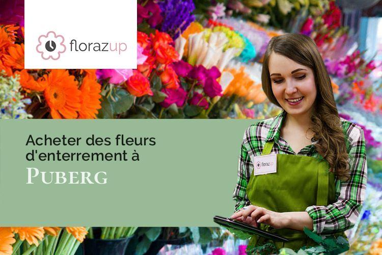 compositions de fleurs pour des obsèques à Puberg (Bas-Rhin/67290)