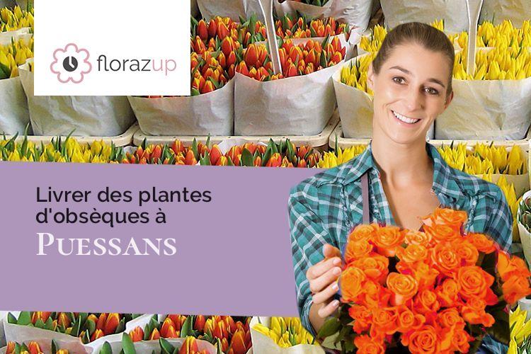 couronnes de fleurs pour un décès à Puessans (Doubs/25680)