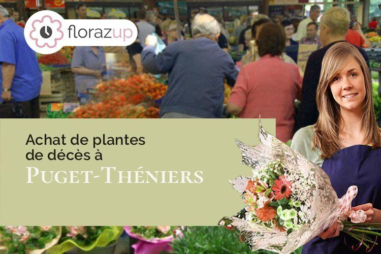 fleurs deuil pour des funérailles à Puget-Théniers (Alpes-Maritimes/06260)