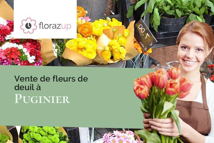 gerbes de fleurs pour une crémation à Puginier (Aude/11400)