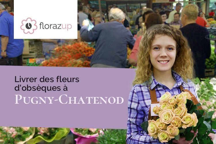 fleurs deuil pour une crémation à Pugny-Chatenod (Savoie/73100)