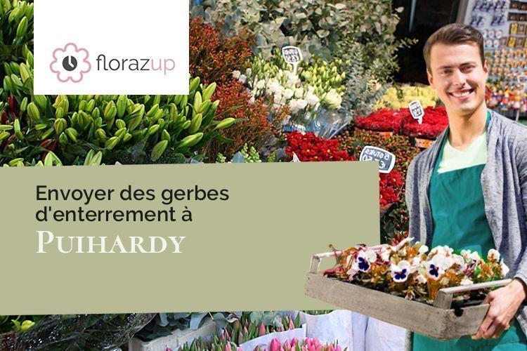 couronnes de fleurs pour une crémation à Puihardy (Deux-Sèvres/79160)