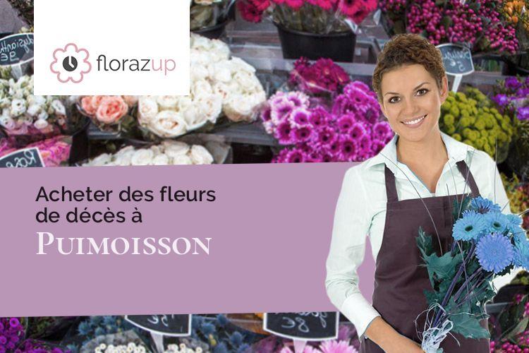 créations de fleurs pour un enterrement à Puimoisson (Alpes-de-Haute-Provence/04410)