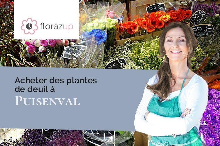 compositions de fleurs pour des obsèques à Puisenval (Seine-Maritime/76660)