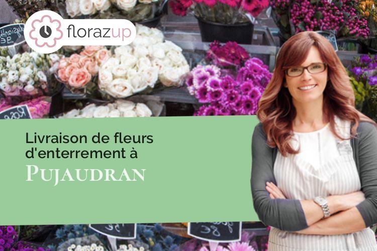 coupes de fleurs pour un enterrement à Pujaudran (Gers/32600)
