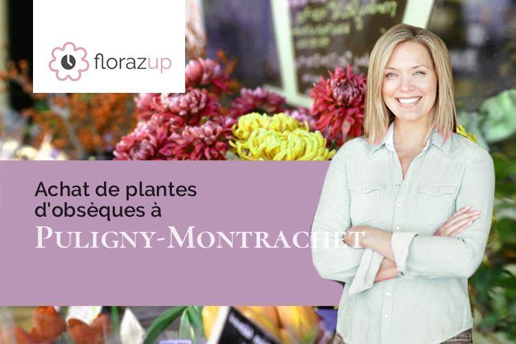 compositions florales pour une crémation à Puligny-Montrachet (Côte-d'Or/21190)