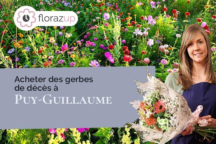 couronnes de fleurs pour une crémation à Puy-Guillaume (Puy-de-Dôme/63290)