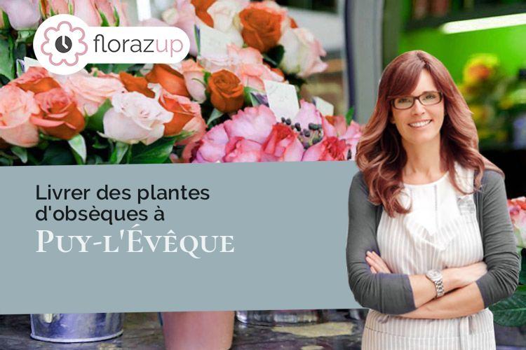 plantes pour des funérailles à Puy-l'Évêque (Lot/46700)