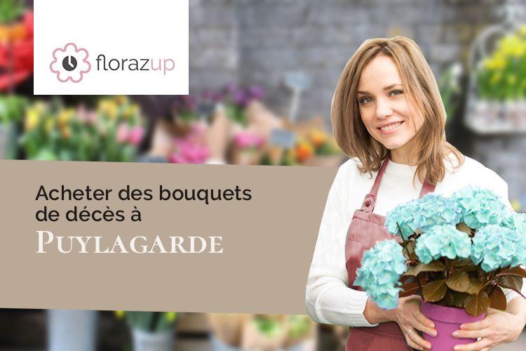 compositions de fleurs pour une crémation à Puylagarde (Tarn-et-Garonne/82160)