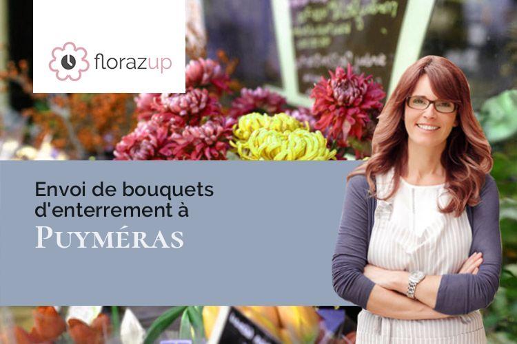 fleurs deuil pour un enterrement à Puyméras (Vaucluse/84110)