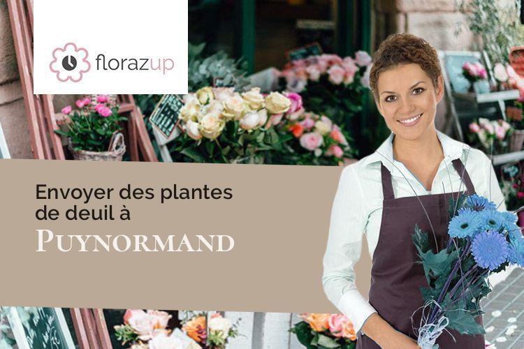 créations florales pour un décès à Puynormand (Gironde/33660)