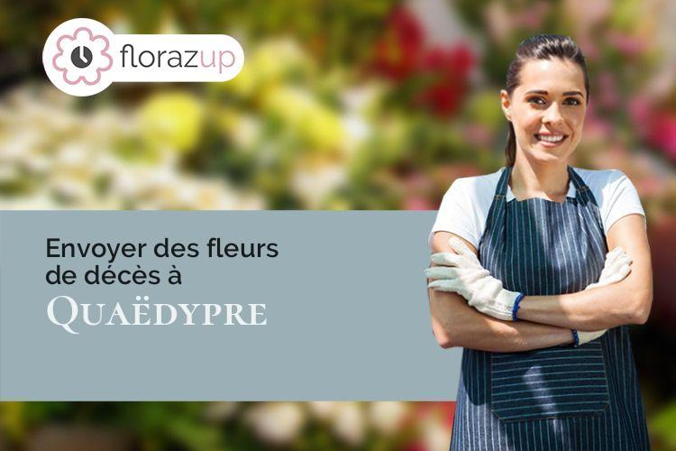 coupes de fleurs pour une crémation à Quaëdypre (Nord/59380)