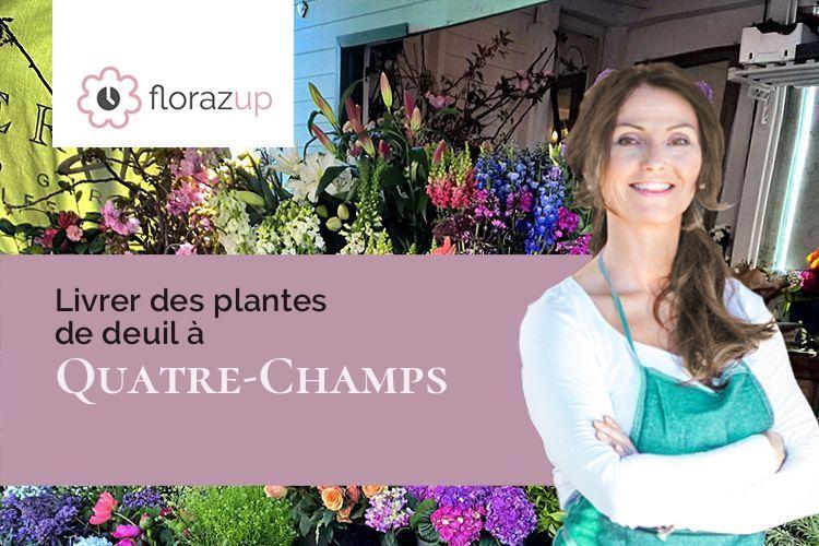 couronnes florales pour un enterrement à Quatre-Champs (Ardennes/08400)