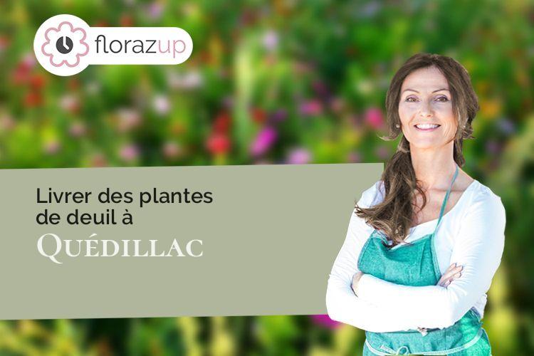 couronnes florales pour un enterrement à Quédillac (Ille-et-Vilaine/35290)