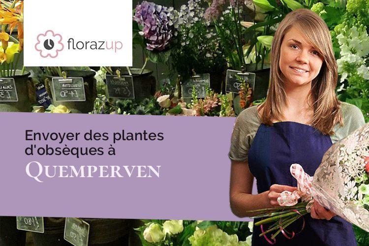 coupes de fleurs pour un enterrement à Quemperven (Côtes-d'Armor/22450)