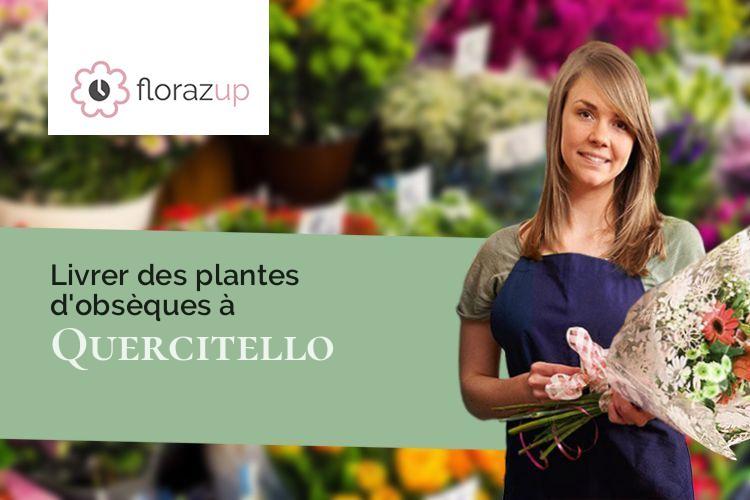 bouquets de fleurs pour des funérailles à Quercitello (Corse/20237)