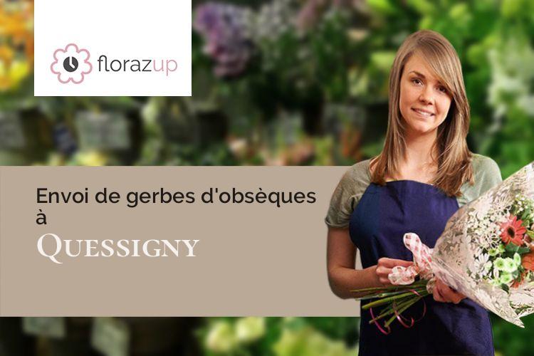 gerbes de fleurs pour une crémation à Quessigny (Eure/27220)