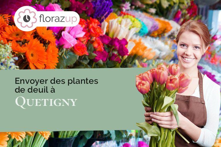 croix de fleurs pour des obsèques à Quetigny (Côte-d'Or/21800)