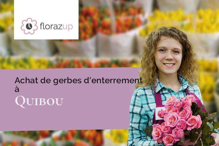 gerbes de fleurs pour une crémation à Quibou (Manche/50750)