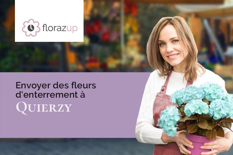 compositions florales pour un décès à Quierzy (Aisne/02300)