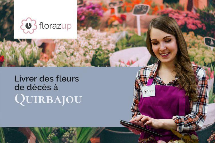 compositions florales pour un deuil à Quirbajou (Aude/11500)
