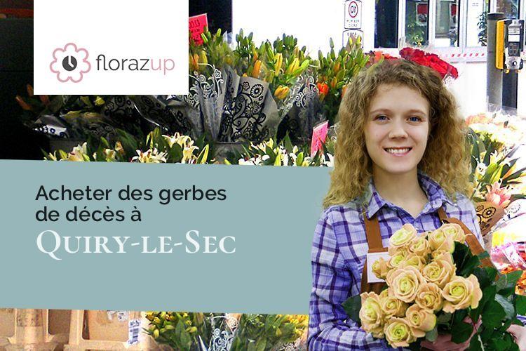 créations florales pour des obsèques à Quiry-le-Sec (Somme/80250)