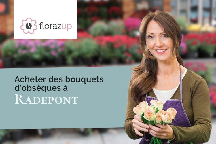 couronnes florales pour une crémation à Radepont (Eure/27380)