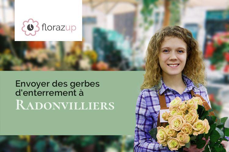 créations florales pour des obsèques à Radonvilliers (Aube/10500)