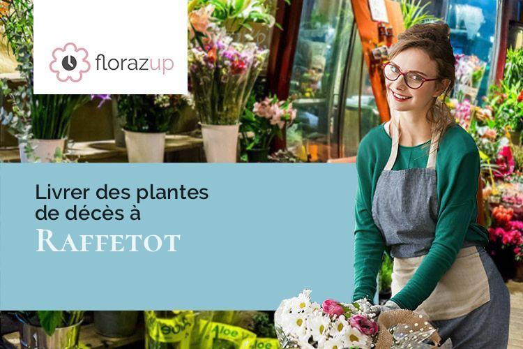 créations de fleurs pour des obsèques à Raffetot (Seine-Maritime/76210)