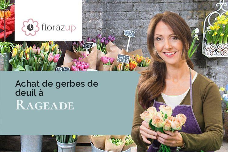 couronnes florales pour une crémation à Rageade (Cantal/15500)