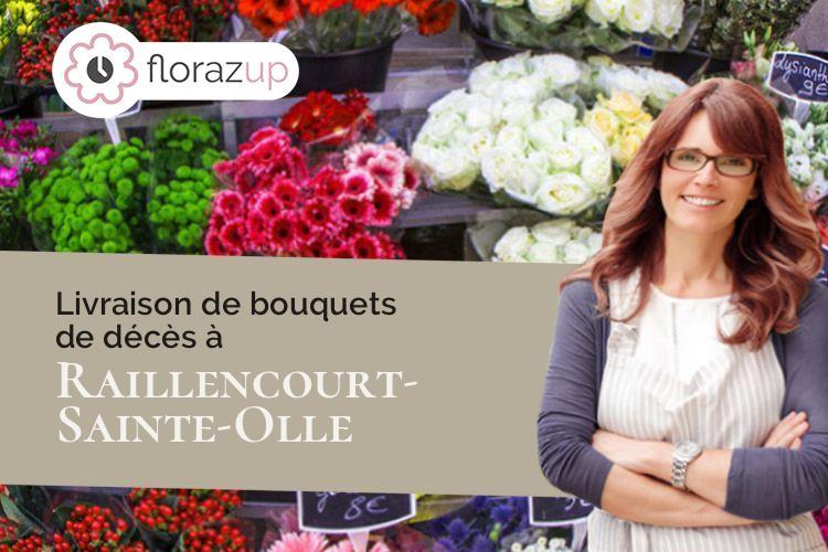 compositions de fleurs pour un décès à Raillencourt-Sainte-Olle (Nord/59554)