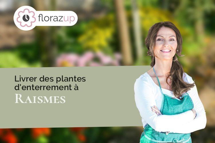 gerbes de fleurs pour un deuil à Raismes (Nord/59590)