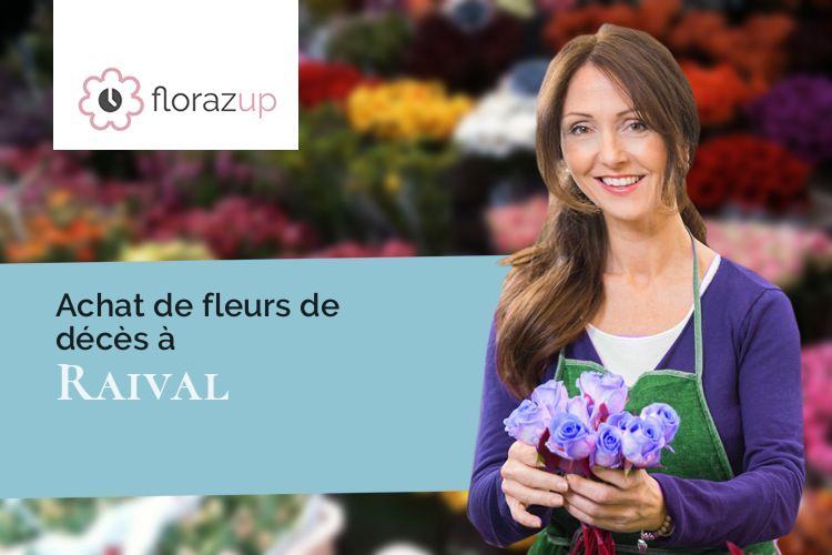 créations de fleurs pour un deuil à Raival (Meuse/55260)
