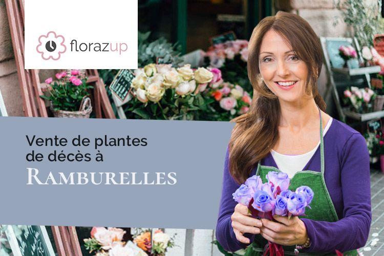 créations florales pour des obsèques à Ramburelles (Somme/80140)