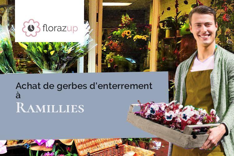 créations de fleurs pour un décès à Ramillies (Nord/59161)