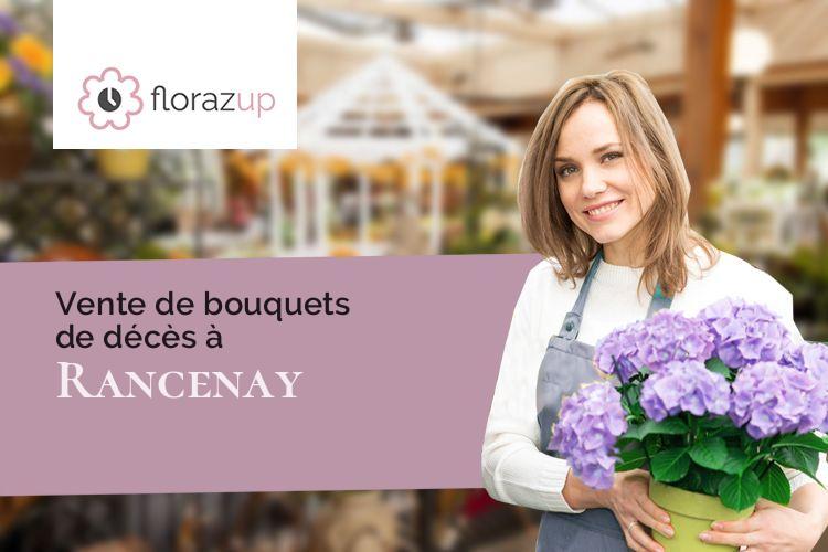 couronnes de fleurs pour un décès à Rancenay (Doubs/25320)