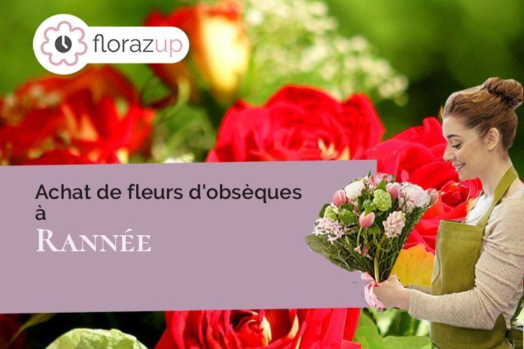 créations florales pour des funérailles à Rannée (Ille-et-Vilaine/35130)