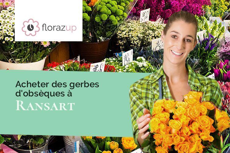 créations florales pour un décès à Ransart (Pas-de-Calais/62173)