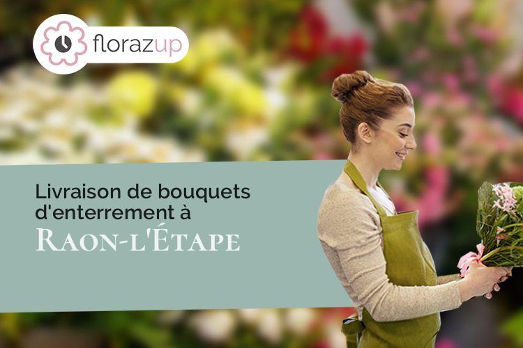 bouquets de fleurs pour un deuil à Raon-l'Étape (Vosges/88110)