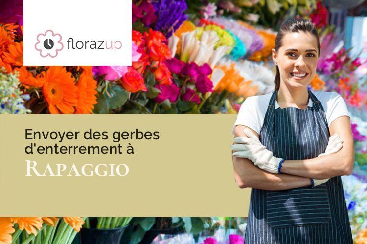 créations de fleurs pour un décès à Rapaggio (Corse/20229)