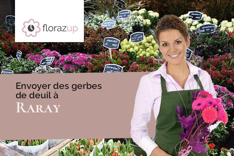 couronnes florales pour des obsèques à Raray (Oise/60810)