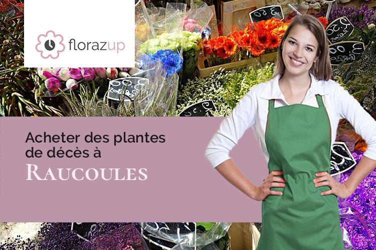 gerbes de fleurs pour un décès à Raucoules (Haute-Loire/43290)